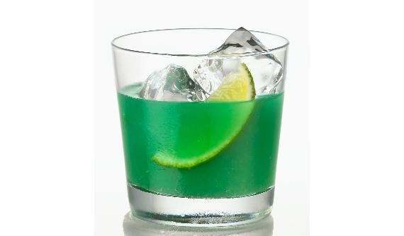 MELON VODKA ON THE ROCKS