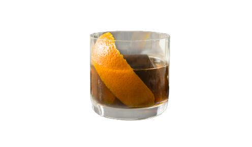 Receta Aniversario rum fashioned