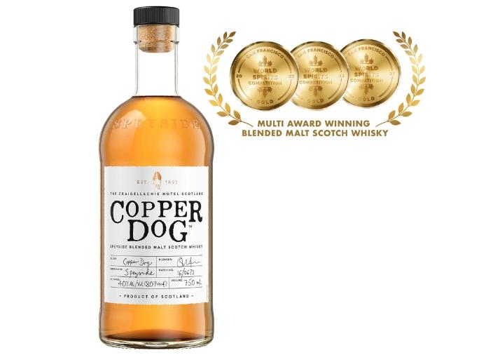 Imagen de medalla de oro con la inscripción 'World Spirits Competition’.