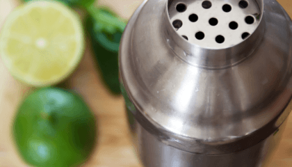 Agitador rodeado de limones