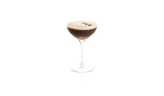 Cóctel en copa de Martini