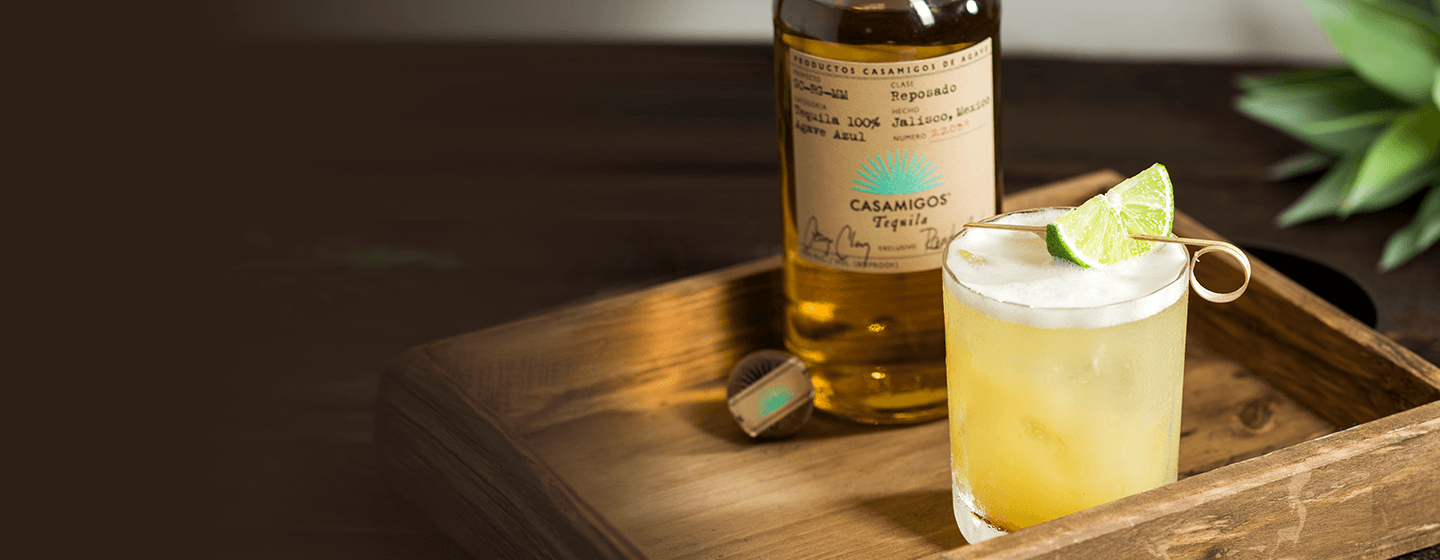 Casamigas bottle and cocktail