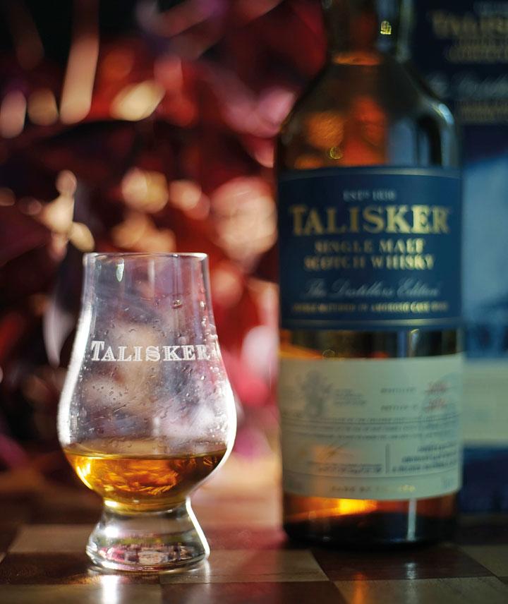 Botella de Talisker y porción individual