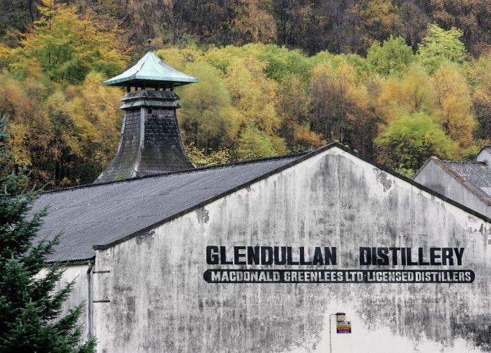 The Glendullan Distillery.