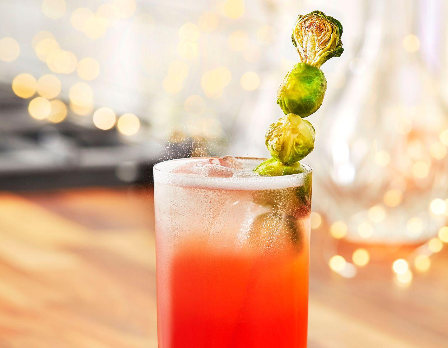 Sprouting Gordon's Gin Fizz cocktail