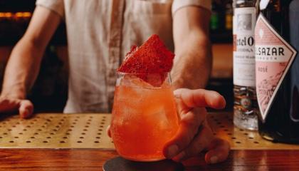 Black Pearl Hand in Hand Cocktail