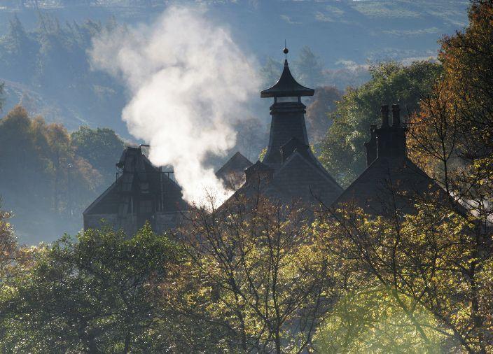 The Dufftown Distillery.