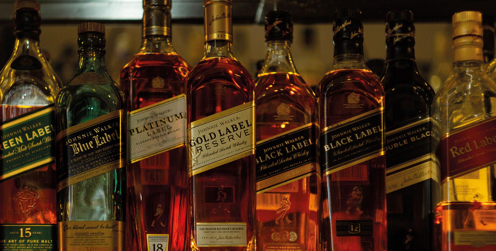 Botellas Johnnie Walker