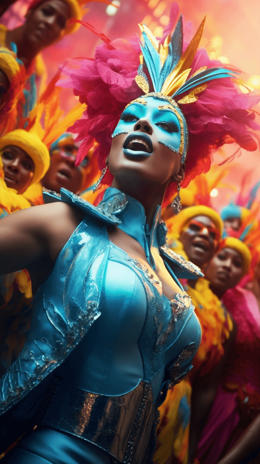 Imagen persona carnaval
