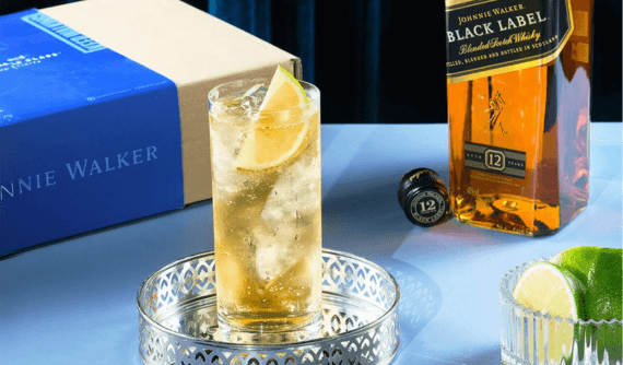 Johnnie Walker Black & Tonic Highball