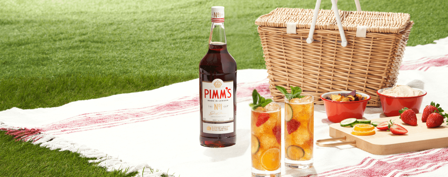 picnic blanket and basket