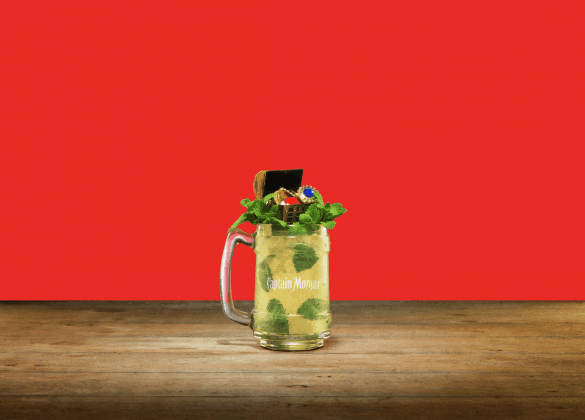 Receta cóctel Mojito original especiado con Captain Morgan