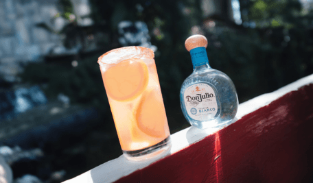 Tequila Don Julio Blanco com o coquetél Paloma