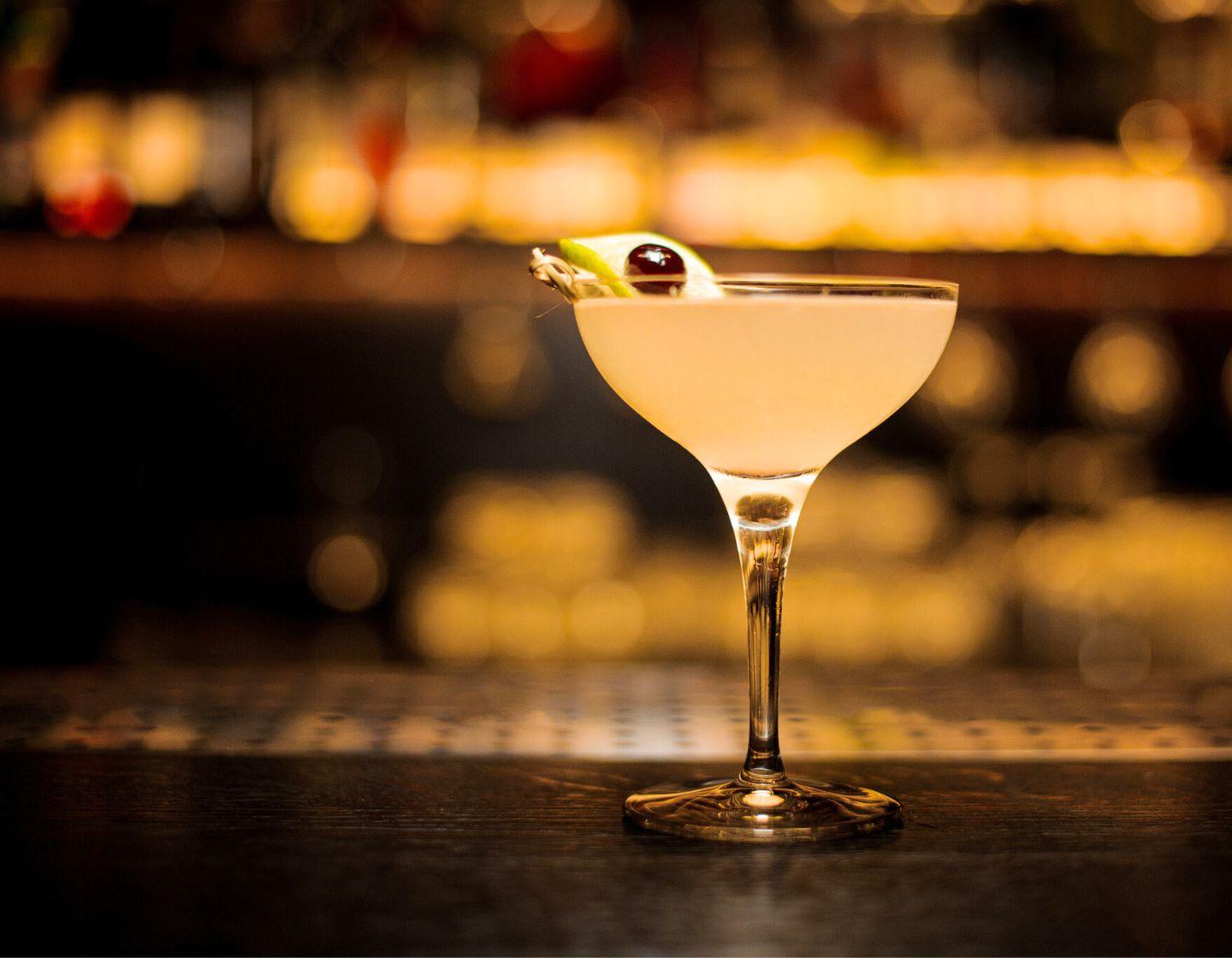 Classic Vesper cocktail.