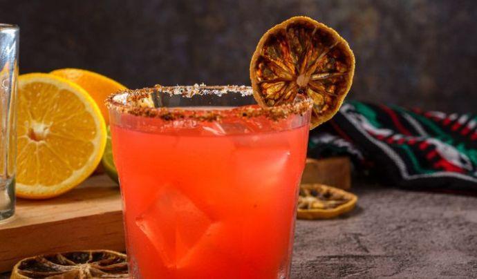 Vampirito tequila cocktail