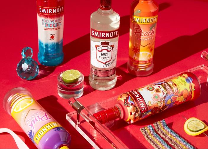 Smirnoff Flaschen