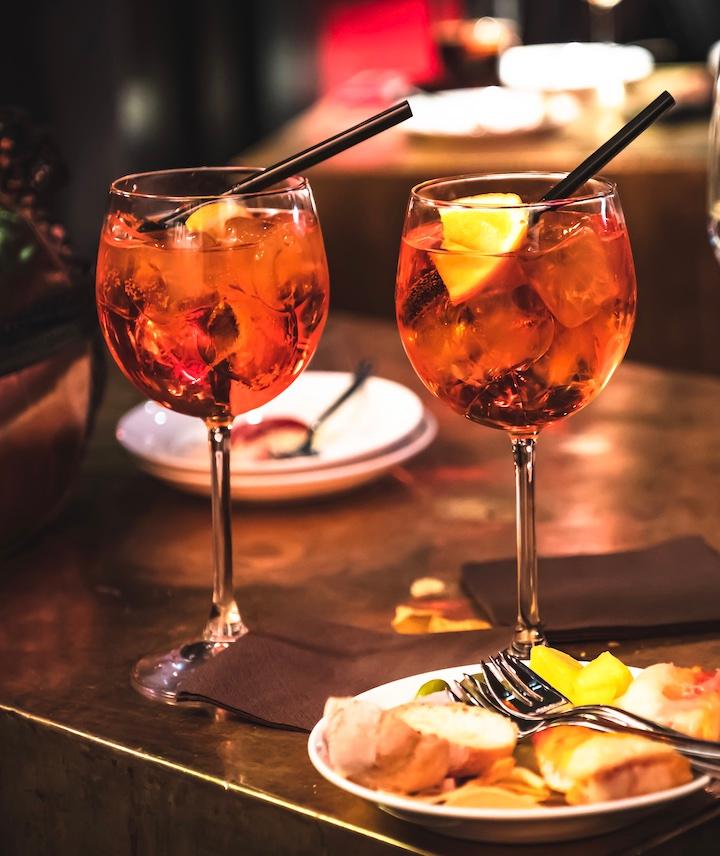 Combinación de alimentos con bebidas