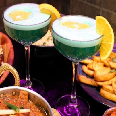 Citrus Blue cocktails