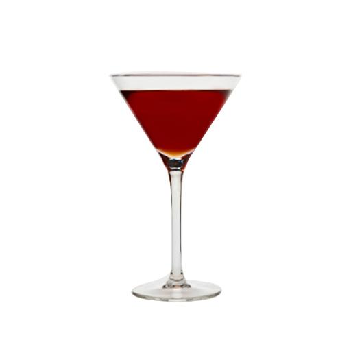 Apples for Whales cocktail in a martini glass