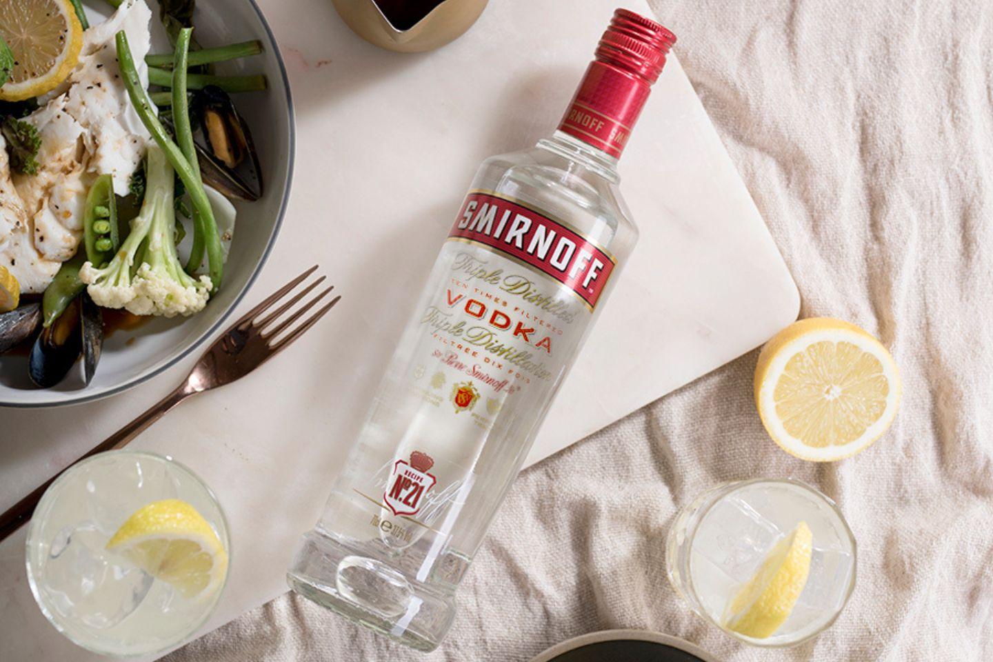 Imagem da garrafa de Smirnoff