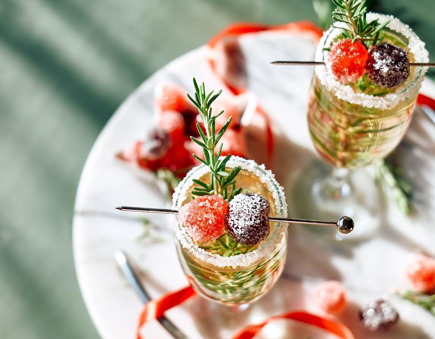 seasonal christmas cocktails hero