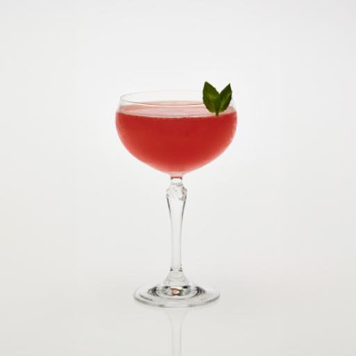 Ruby Grapefruit & Basil Martini