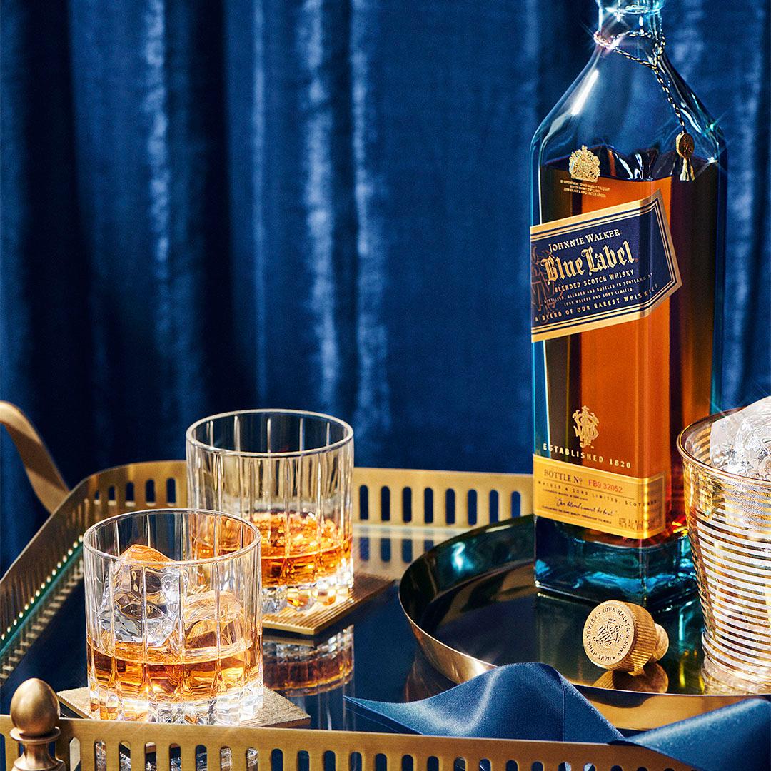 Botella de Johnnie Walker Blue