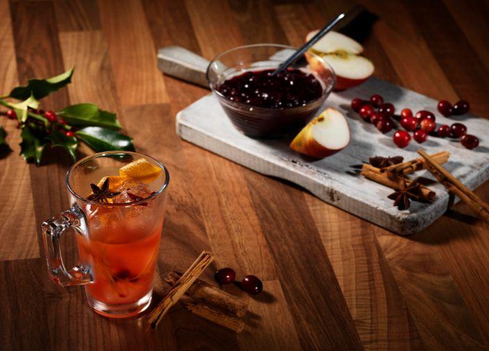 coctel amarillo para fiestas navidenas