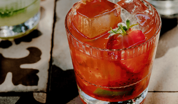 Strawberry Caipirovska