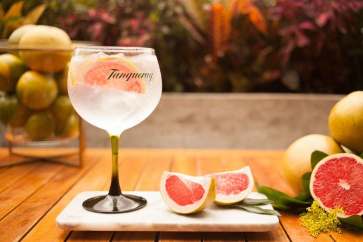 Taça Tanqueray com Grapefruit