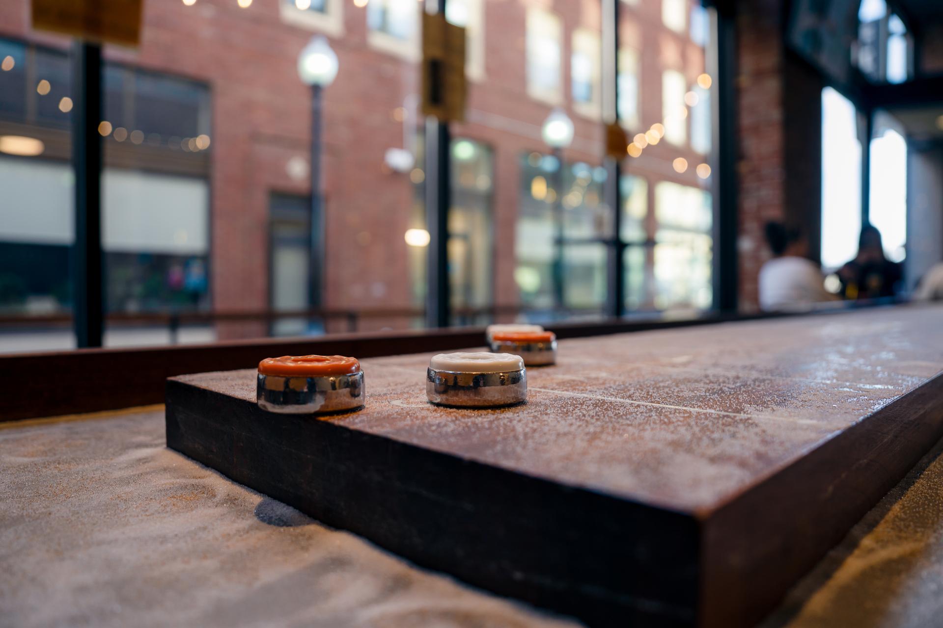 Shuffle board.