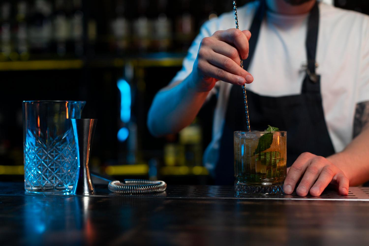 Cuchara para añadir especias al cóctel