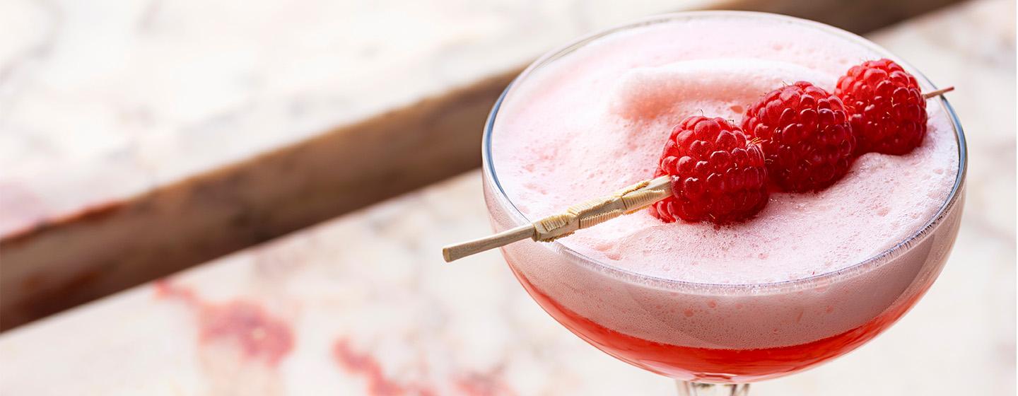 Coctel con espuma