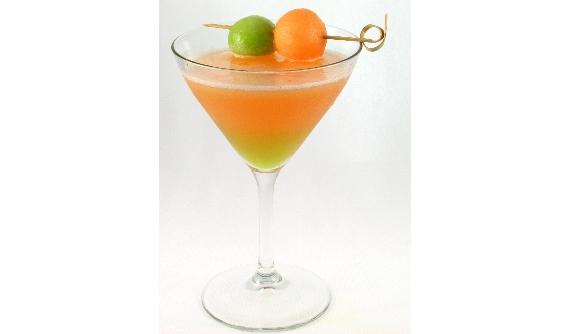 Green on Orange Melon