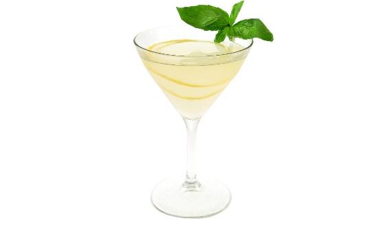 Basil & Lemon Cîroc Martini