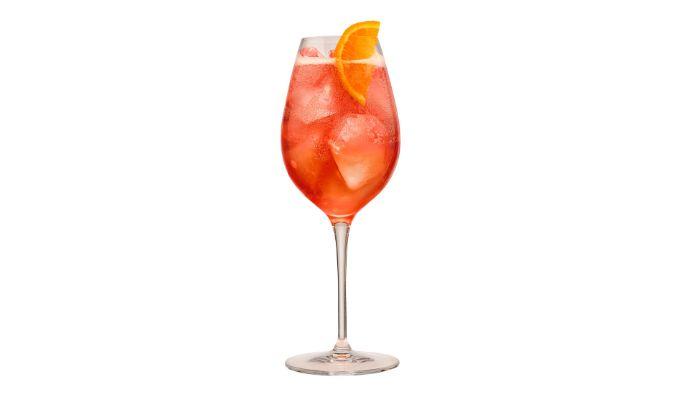 Hibiscus Spritz cocktail