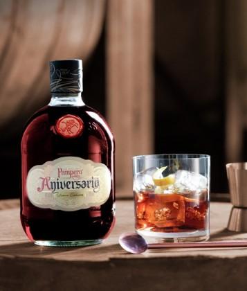 Receta Aniversario rum fashioned
