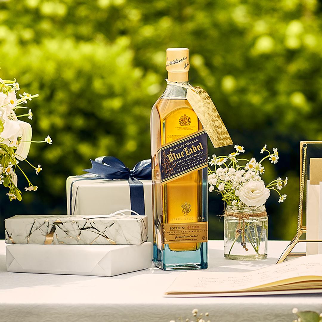 Botella de Johnnie Walker Blue