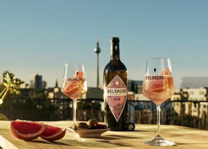 Belsazar Rosé & Tonic mit Berliner Fernsehturm 