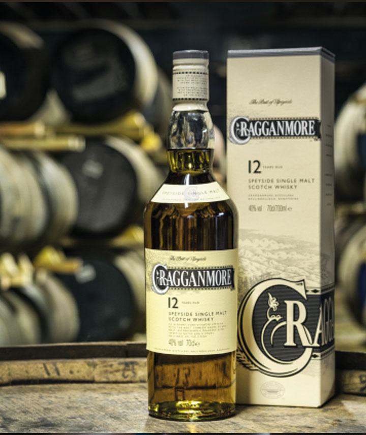 Una botella de whisky Cragganmore
