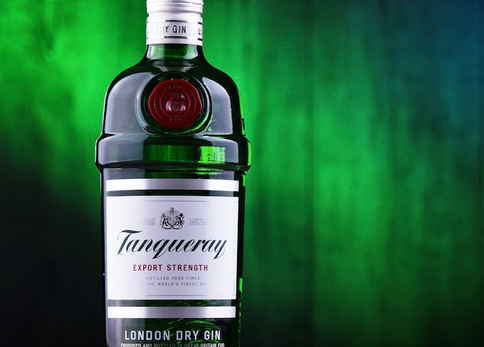 Botella de Tanqueray London Dry Gin