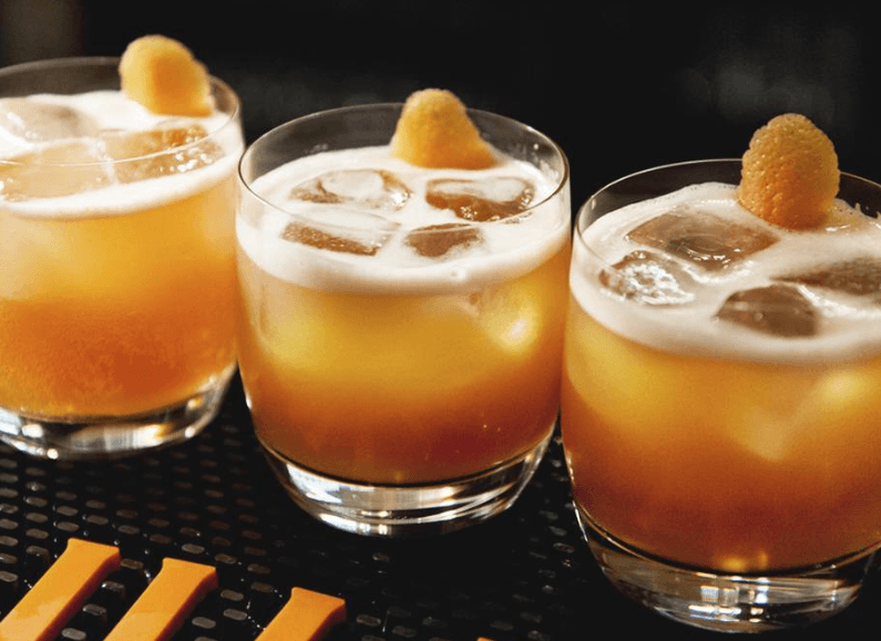 Three cocktails.