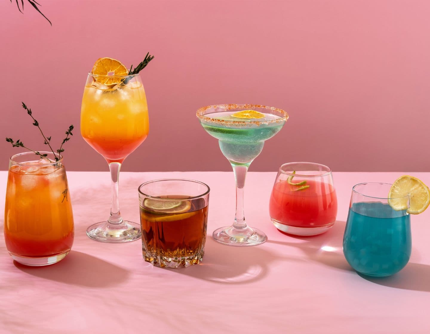 Selecton of cocktails