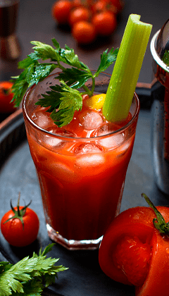 Receta Cóctel Jugo de Tomate Aliñado