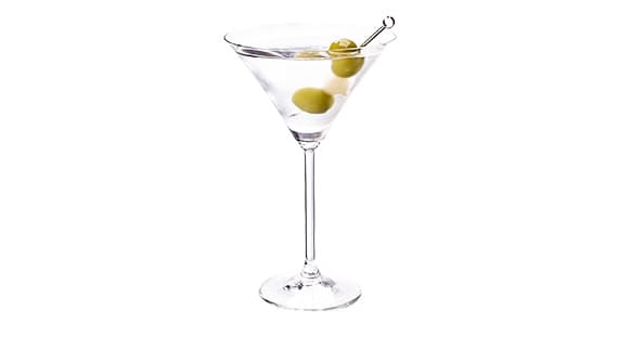 Smirnoff Red Vodka Dirty Martini Cocktail