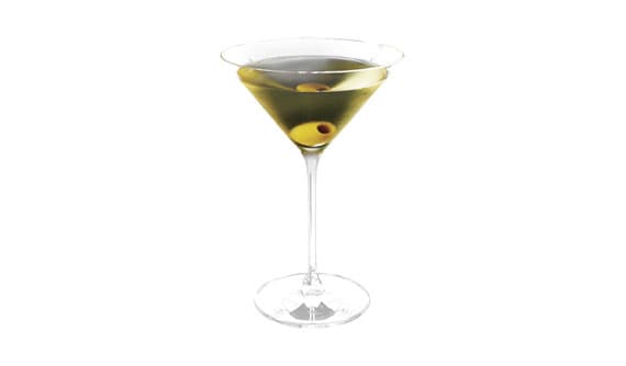 Ketel One Vodka Dirty Martini cocktail